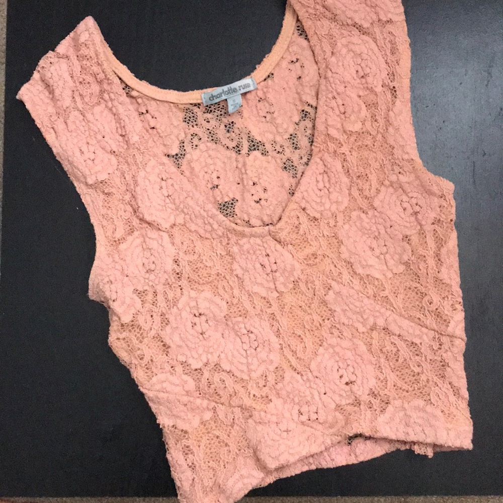 Lace crop top - Size S